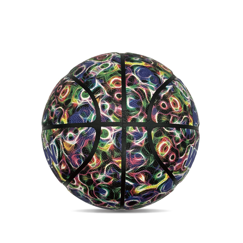 U zatvorenom/vanjskom higroscopicity pU šarenom tiskanom sportskom košarkaškom kuglom